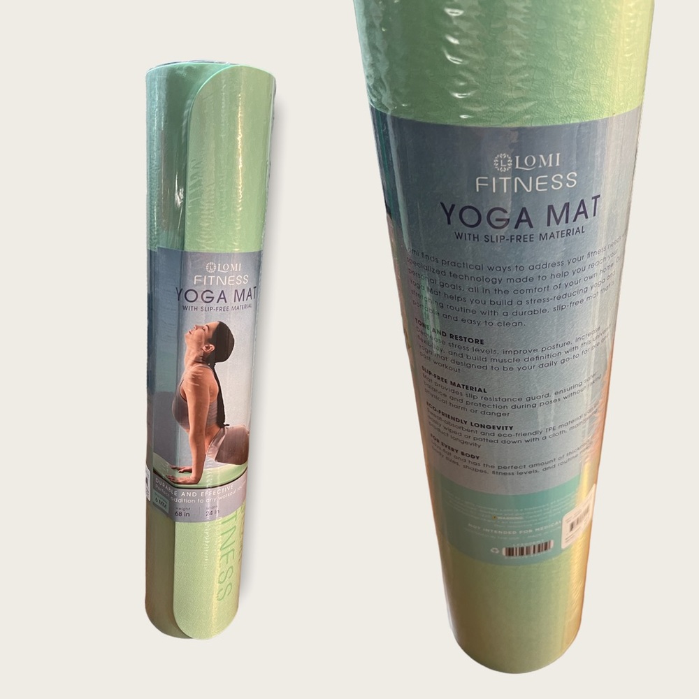 LOMI 6MM Yoga Mat Color Mint NEW